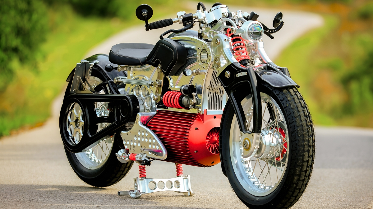 The Curtiss The 1 Electric Motorcycle: Futuristic Design Meets $120000 Luxury
