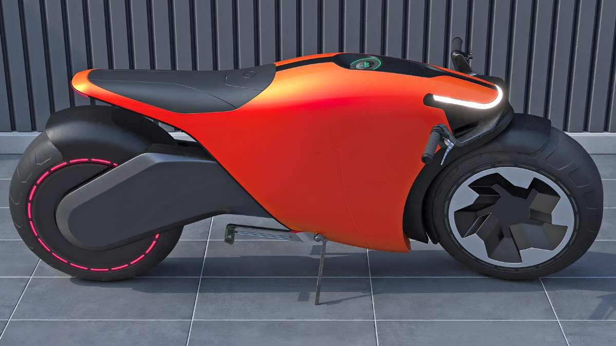 Futuristic Vehicle Design: Hubless Wheels and Forward Shifted Long Wheelbase Explained