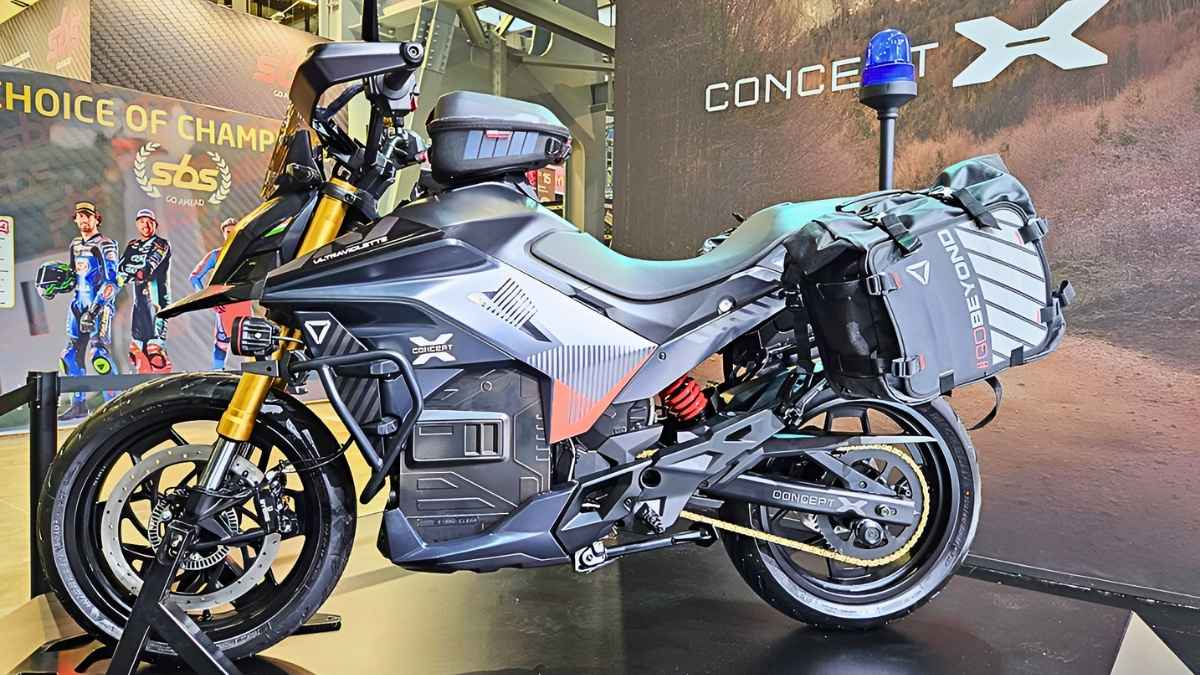 Ultraviolette Concept X Electric ADV Motorcycle Unveiled at EICMA 2025