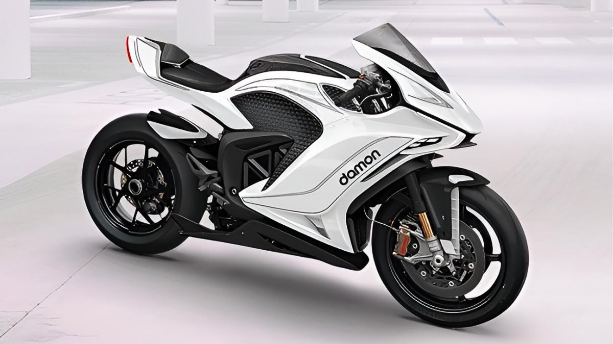 Damon Electric Sport Motorcycle Hypersport Model Boasts 200 Mile Range