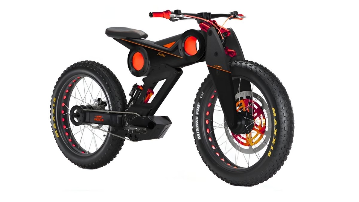 Parilla Carbon Cycle Moto Parilla Premium Electric Bicycle for Urban Riders