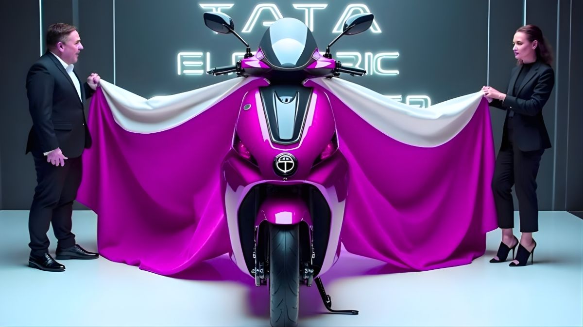 Tata Launches Affordable Top Model Electric Scooter for Middle Class Buyers