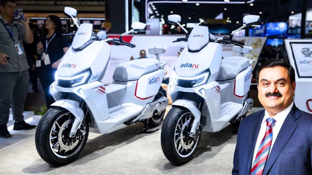 Adani SunMotion Electric Scooter 2026 225Km Range and Smart TFT Display Revealed